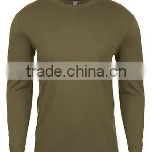 Next Level Apparel Men's Premium Fitted Long Sleeve Crew Shirt - Made From 100% Combed Cotton Jersey and Comes With Your Logo. thumbnail-5