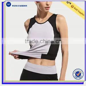 High Quality Racerback Singlets Tank Top Yoga Custom Women Training Tops thumbnail-1
