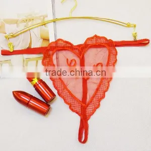 Hip-hugger Sexy T-back Skinny Hollow Transparent Sexy Thong thumbnail-3