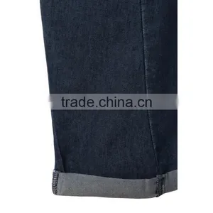 Guangzhou Jean Manufacturer Hot Sale Cropped Eco-friendly Fashion Custom Kids Denim Jean With Elastic thumbnail-4