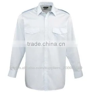 Premier Mens Short Sleeve White Airline Shirts Airline Pilot Shirts thumbnail-3