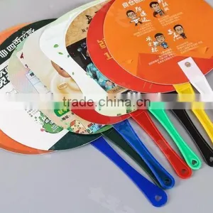 Promotional PP Fan With Handle thumbnail-1