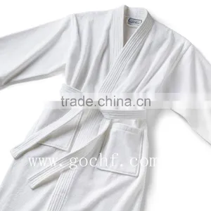 Kimono Collar Terry Bathrobe thumbnail-3