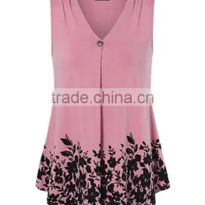 Women's Fair Trade Blank Distressed Lady Flow Blouse thumbnail-2