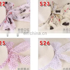 Comfortable Chiffon Ribbon for Beach Cap thumbnail-1