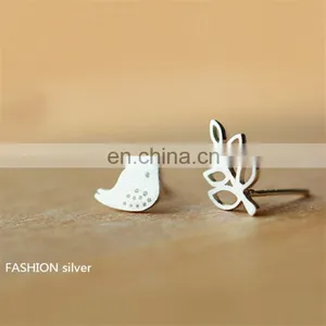 Cute Animal Stud Earrings 925 Sterling Silver Earring for Christmas Gift thumbnail-4
