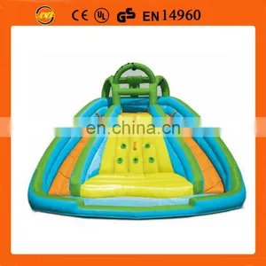 2014 New Design Round Shape Inflatable Water Slide,inflatable Slide for Kids Play thumbnail-1