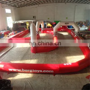 New Design Customized Size Inflatable Cars Mini 4wd Race go Karts Track for Sale thumbnail-1