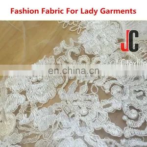 NYLON MESH EMBROIDERED High Quality Fabric thumbnail-1