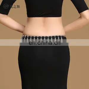 P-9104 Silver Fashion Accessory Wholesale Belly Dance Chain Belt thumbnail-2