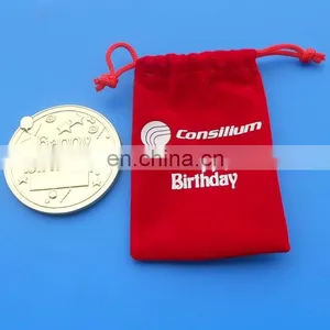 Bespoke Gold Coin With Velvet Pouch Birthday Gift thumbnail-2
