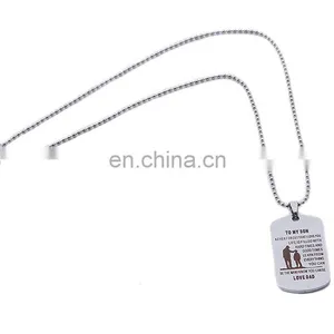 Wholesale Cheap Custom Shape Silver Metal Dog Tag thumbnail-3