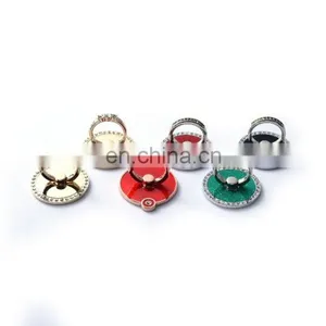 Imitation Diamond Metal Finger Ring Stent Mobile Phone Holder thumbnail-5
