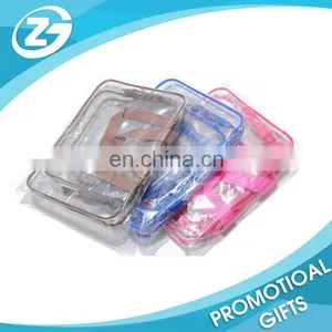 Promotional Plastic Travel Pvc Lady Makeup Bag thumbnail-3