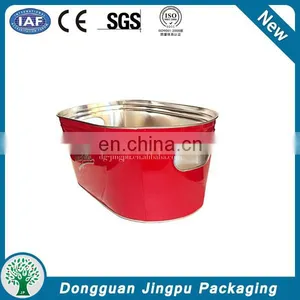 Promotional Personalized Tin Beverage Ice Bucket, Beer Metal Ice Bucket thumbnail-2