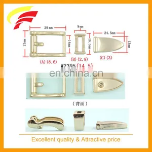 Zinc Alloy Metal 3 Pieces Pin Buckle Set thumbnail-1