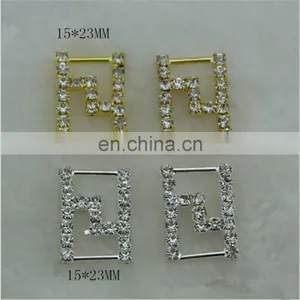 Wholesale Plastic Sliver Gold Ribbon Buckle thumbnail-3