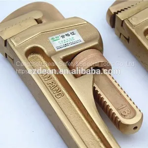 Non Sparking Pipe Wrench Beryllium Bronze Stilson,tube Spanner American Type thumbnail-4