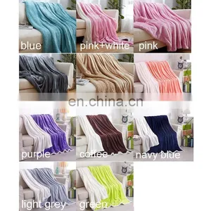 Warm Super Soft Custom Print Muslin Polyester Polar Fleece Flannel Blanket thumbnail-6