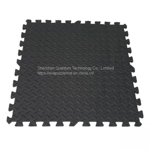QT MAT Non-toxic Odorless Formamide Below 200PPM 24in x 24in 4pcs/set EVA Foam Leaf Texture Interlocking Gym Puzzle Exercise Mat thumbnail-5