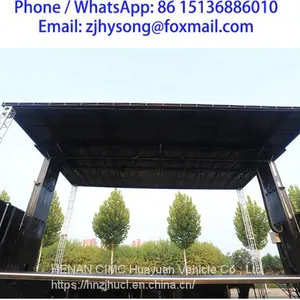 12 m Mobile Stage Truck Trailer for Sale thumbnail-3