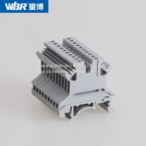 Din Rail Terminal Blocks UK1.5N Pure Copper Connector Screw Terminal Block thumbnail-5