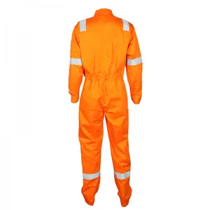Anti-fire Long Sleeve Coveralls With Reflective Tape thumbnail-3