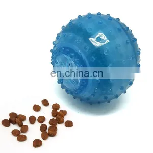 TPR Material Safe Ice Ball Cooling and Freezable Leaky Dog Toy Ball for Summer Day thumbnail-4
