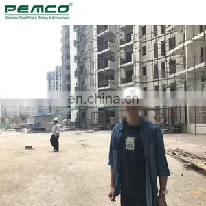 Balustrade Factory Stainless Steel Terrace Railing Glass Balustrade Inox Balcony Railing thumbnail-5