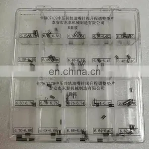 No,122(1) CAT C7 C9 Medium Pressure Nozzle Needle Valve Lift Adjustment Shims (6.40-6.80)20kidsx5pcs=100pcs thumbnail-5