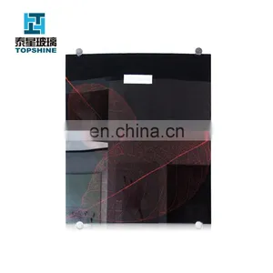 Silk Screen Printing Tempered Glass Door for Refrigerator Door thumbnail-4