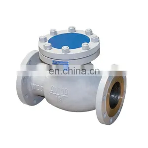 Bundor Factory Price Class150 DN50-500 Cast Steel Swing Check Valve thumbnail-1