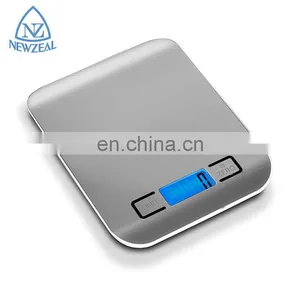 New Products Multifunction 5Kg 11Lb Stainless Steel Electronic Digital Food Weighing Kitchen Scale thumbnail-3