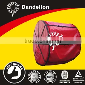 6' Round x 6' Across Coil Bag Tarp w/ Chain Flaps for Flatbed Truck thumbnail-1