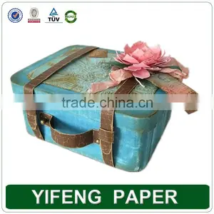 Yifeng Factory Cardboard Paper Handle Small Suitcase Gift Boxes thumbnail-6