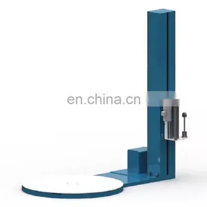 HL-1650 Hualian Automatic Pre-stretch System Pallet Wrapping Machine Electric Stretch Film Wrap Plastic Film Packaging Material thumbnail-1