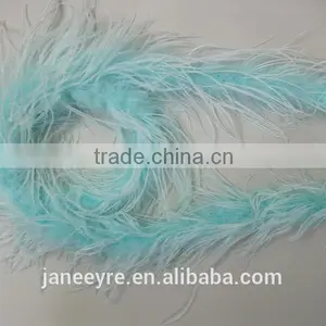 New Style Fashion Mix Colors 200cm Ostrich Feather Boa For Decorate thumbnail-5