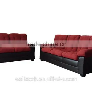 Hot Sale pu Leather Sofa/living Room Sofa /Faux Suede Sofa thumbnail-5