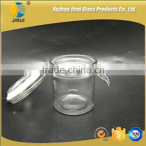 250ml Clear Glass Food Jar With Clip Lid thumbnail-2
