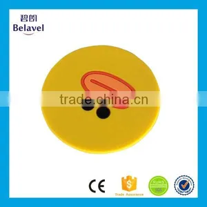 OEM Fruit Design Pvc Tea Coaster Custom Silicone Soft Pvc Coaster thumbnail-4