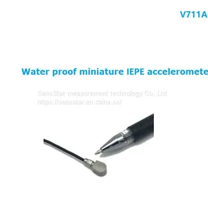 V711A Water Proof Miniature IEPE Accelerometer,IP68 Underwater Vibration Sensor thumbnail-1