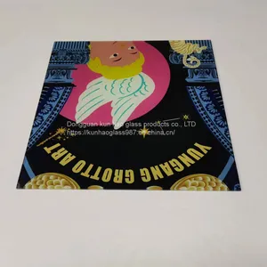 Glass Decorative Panel Printing UV Ink to Prevent Scratching Mouse Pad Tempered Glass thumbnail-1