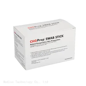 Circular Head CHG Chlorhexidine Gluconate Medical Disinfectant Swab for Preoperative Skin Disinfection thumbnail-4