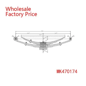 MK470174 Leaf Spring Wholesale For MITSUBISHI thumbnail-2