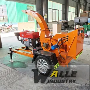 Full Automatic Wood Powder Tree Branches Crusher Wood Pallet Crusher for Sale thumbnail-1