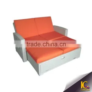 Waterproof PE Wicker Sectional Sofa Outdoor Furniture Rattan Sofa Set thumbnail-1