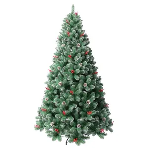 BSCI Certified Artificial Christmas Tree Green, Snow Tree With Different Height, Shapes, Decorations thumbnail-3