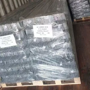 Wholesale High-Strength Hot Dipped Galvanized 220 Ladder Mesh Stainless Steel Wire Welded Bending for Masonry Wall Reinforcement thumbnail-2