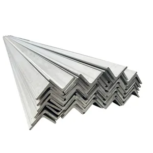 Standard Sizes 201 304 304L 316 316L 430 Equal or Unequal Stainless Steel Angle Bar thumbnail-2