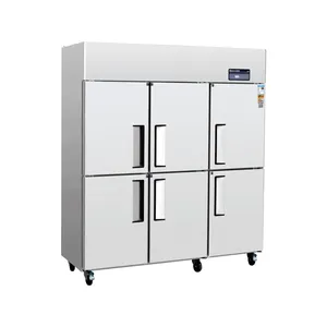 High-Capacity American Style Upright Freezer American Style Upright Six Small Door Chiller or Freezer thumbnail-1